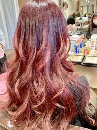 ロング 髪質改善/艶カラー ⚡️コメス/錦糸町のヘアスタイル