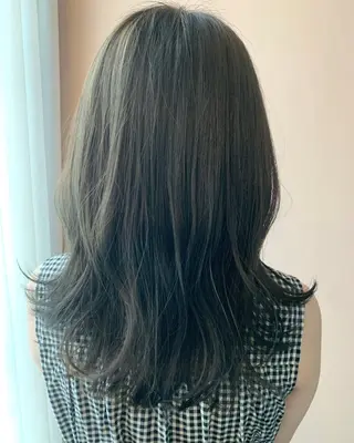 ロング カラー hubhair レイヤー/透明感のヘアスタイル