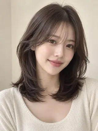 ミディアム ✨毛髪診断で絶対綺麗 ✨美髪艶髪専門✨高浪のヘアスタイル