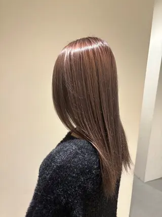 セミロング こすげ あさみのヘアスタイル