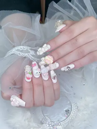 セミロング Bibi nail Osakaのネイルデザイン
