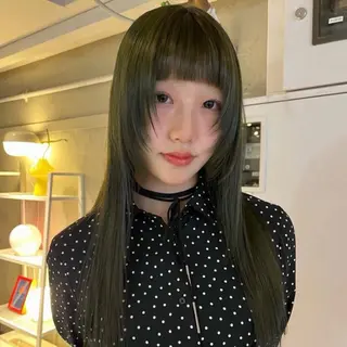 セミロング カラー 似合わせヘア🪐 デザインMAMIのヘアスタイル