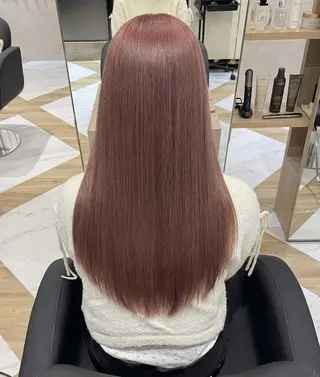 ロング カラー ブリーチなしWカラー 【艶感✨透明感】中澤のヘアスタイル