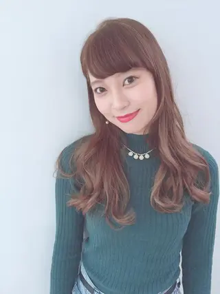 ロング カラー 松川 智行のヘアスタイル
