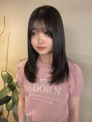 ロング zerohair むらなかあやね🐰ᩚのヘアスタイル