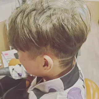 ショート カラー メンズ spa hair ark 富井直美のヘアスタイル
