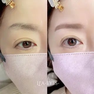アイブロウ Li'a-eyes- 🩵のマツエク・マツパデザイン