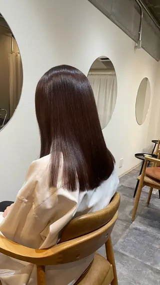 セミロング カラー 鎌田卓也/髪質改善 /透明感カラーのヘアスタイル