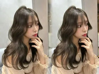 ロング カラー 村上 大武のヘアスタイル