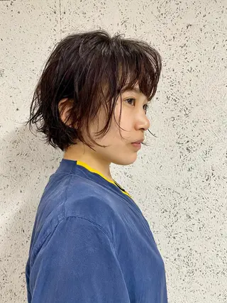 ショート パーマ KOOKI スティードトーキョーのヘアスタイル