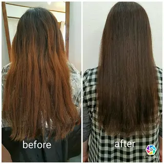 ロング カラー 大山 雅矢のヘアスタイル