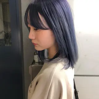 ミディアム stylist　篠崎 憲一のヘアスタイル