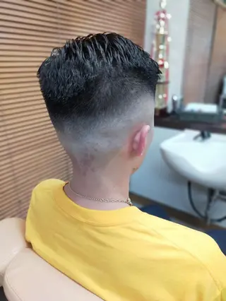ショート メンズ 男を磨く Barber オオキのヘアスタイル