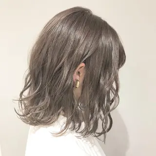 ミディアム カラー ヘアアレンジ yoshino yukoのマツエク・マツパデザイン