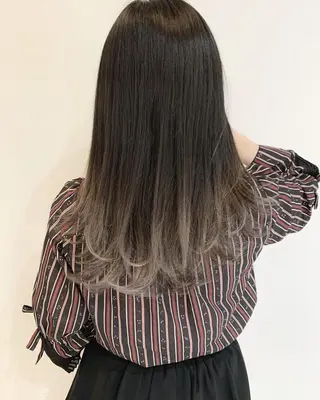ロング カラー 無料カットモデル募集 スタイリスト石井大夢のヘアスタイル
