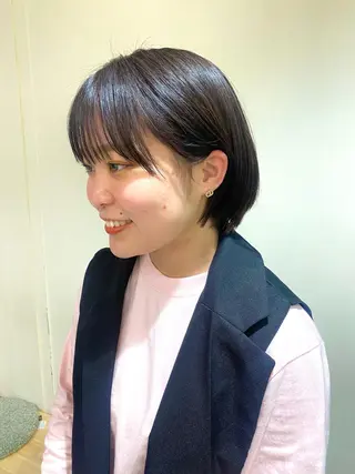 ショート カラー ヘアアレンジ ボブ /ニュアンス/ satomi🧸💖のヘアスタイル