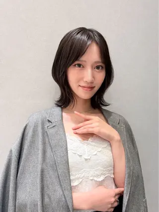 ミディアム 似合わせボブ💓/ 美髪縮毛✨豊嶋龍佑のヘアスタイル