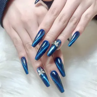 ネイル 🎀kira 長さだし💗モチ最高のネイルデザイン