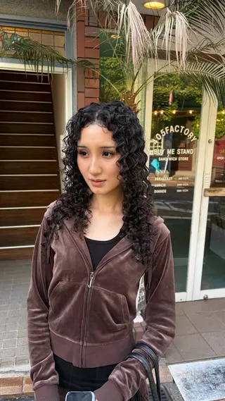 パーマ 水野 明羽のヘアスタイル