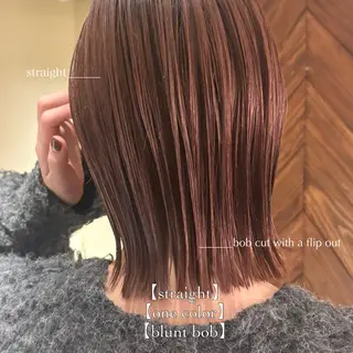 ミディアム カラー ⌇🌹透明感カラー 🌹ᴍᴇɢᴜᴍɪ ⌇のヘアスタイル