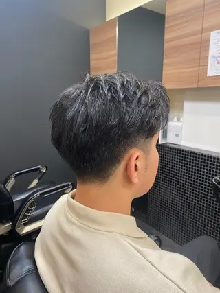 ショート メンズ メンズパーマモデル 大募集中のヘアスタイル