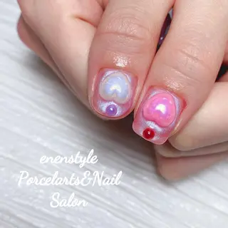 ミディアム ネイル 🐾enen style 🐾のネイルデザイン