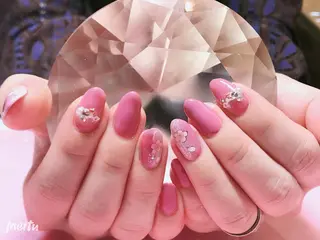 セミロング カラー ネイル Sincerely シンシアリー🌈のネイルデザイン