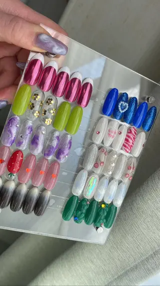 ロング ネイル tetty nailsalonのネイルデザイン