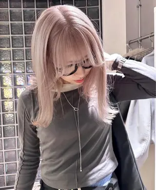 ミディアム Noe🎀 梅田美容師のヘアスタイル