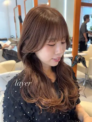 セミロング 表参道stylist ‪‪❤︎‬前橋/高崎のヘアスタイル