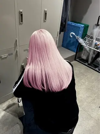 カラー 🎀韓国風暗髪 nana🎀のヘアスタイル
