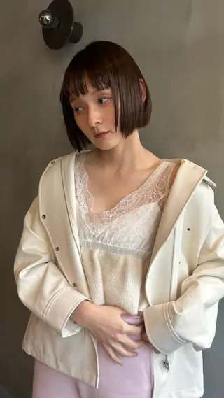 ショート カラー ショート/ボブ/ 心斎橋/宮脇美奈のヘアスタイル