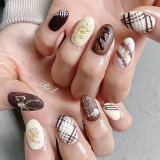 ネイル モチの良さ◉ フィルインネイル♡のネイルデザイン