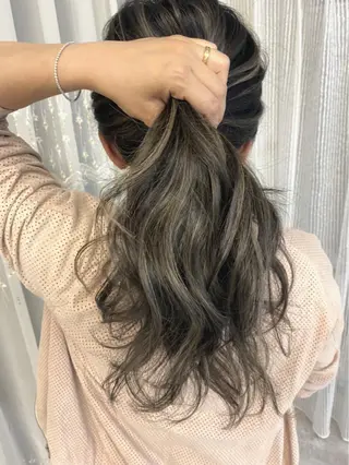 セミロング カラー 豊橋美容院 ソンリエのヘアスタイル
