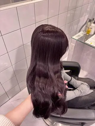 カラー 🩰まろやかピンク ラベンダー表参道🫧のヘアスタイル