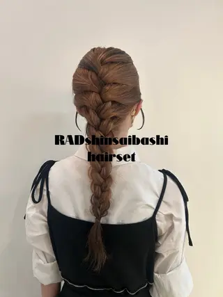 ヘアアレンジ RAD心斎橋 .†⋆RICOのマツエク・マツパデザイン