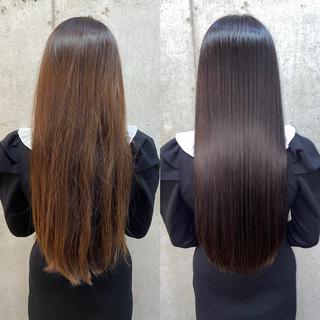 ロング あゆな\メンズカット \髪質改善のヘアスタイル