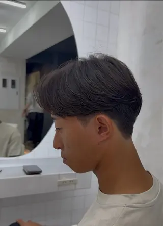 ショート パーマ メンズ ニュアンスパーマ 🌊🤙りなのヘアスタイル