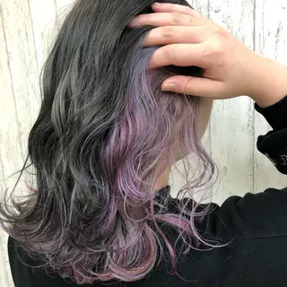 ミディアム カラー Kaede .のヘアスタイル