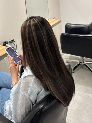 ロング 久次米智人/艶/美髪 /透明感カラーのヘアスタイル