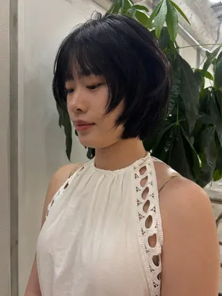 ショート 透明感カラー/髪質改 善/烏丸御池/寿々乃のヘアスタイル