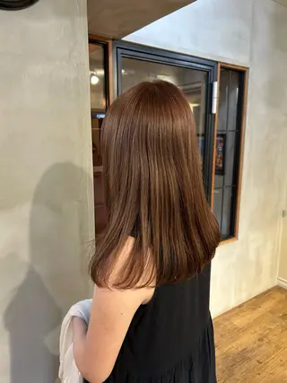 ロング カラー きよまつ みさきのヘアスタイル