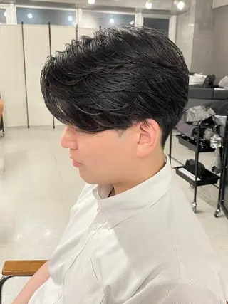 パーマ メンズ メンズモテパーマ💙 fuwaのヘアスタイル