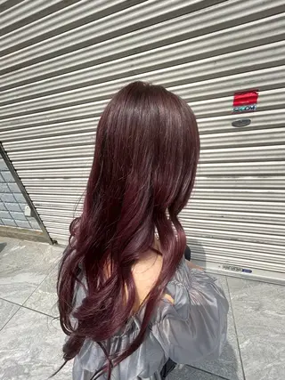 ロング カラー デザインカラー🌈 メイク💄ヒカリ🌟のヘアスタイル