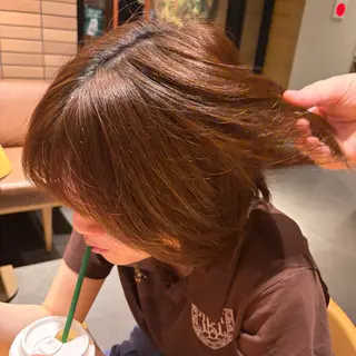 カラー 神尾 柚希のヘアスタイル
