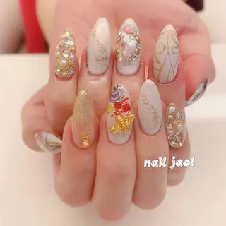ロング ネイルJaol 池袋のネイルデザイン