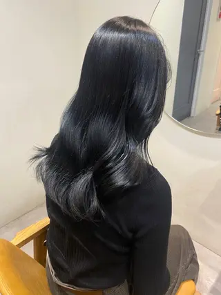 セミロング カラー 当日予約大歓迎💗 依田瑞希のヘアスタイル