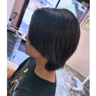 ミディアム メンズ 三原 友美のヘアスタイル