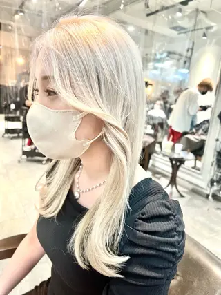 ミディアム カラー ヘアアレンジ 🌈インナーカラー ‘ショウマ’🌈のヘアスタイル