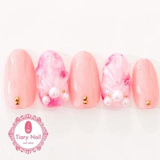 ネイル 💗🪽Tiary Nail🪽💗のネイルデザイン